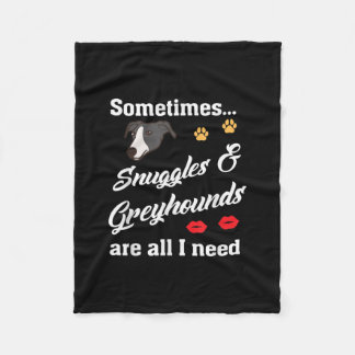 Manta Polar Huevas _ Los Greyhounds Son Todo Lo Que Necesito, 