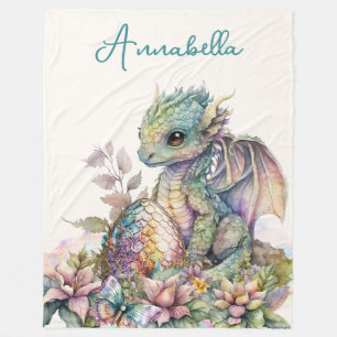 Manta Polar Huevo de dragón de bebé