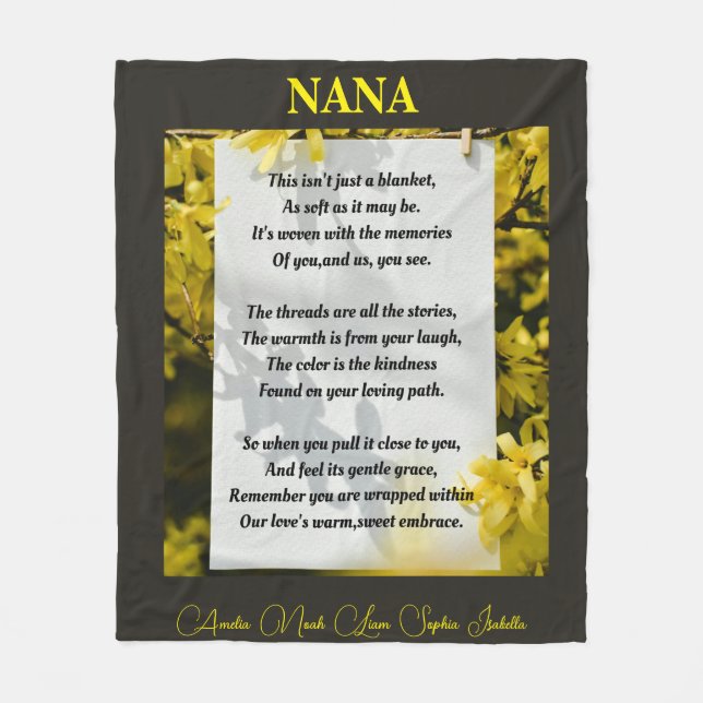 Manta Polar Hug in Blanket Form for Grandma (Anverso)