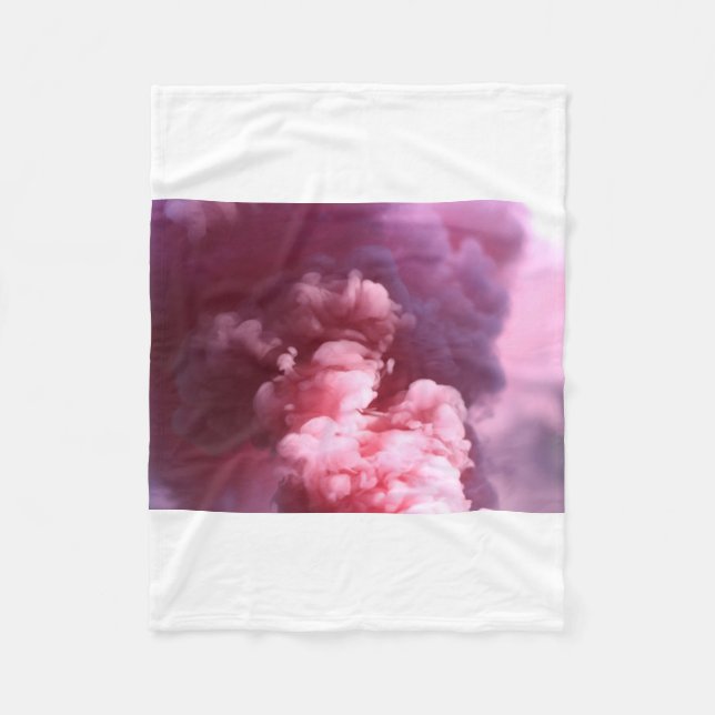 Manta Polar Humo rosa (Anverso)