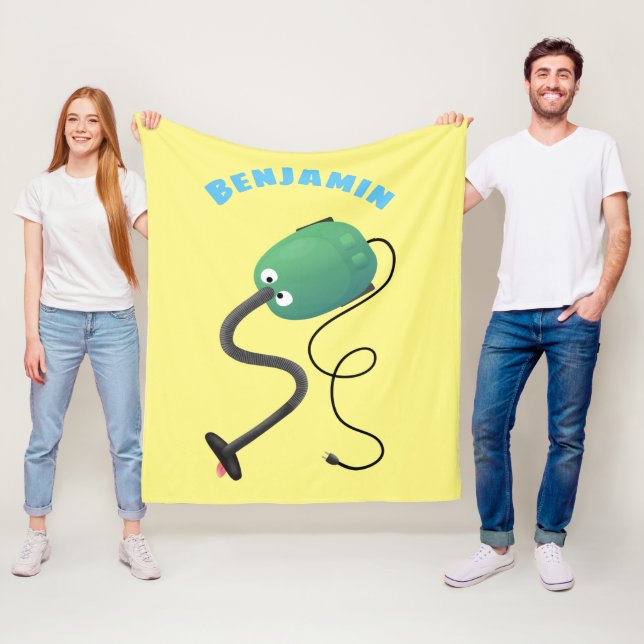 Manta Polar Humor del personalizado de aspiradora de cuajo (In situ)