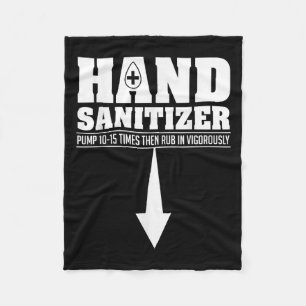 Manta Polar Humor sanitizer divertido y sarcástico para adulto