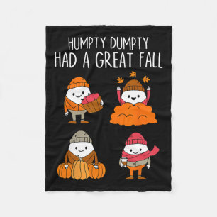 Manta Polar Humpty Dumpty Tuvo Una Gran Caída De Las Hojas De