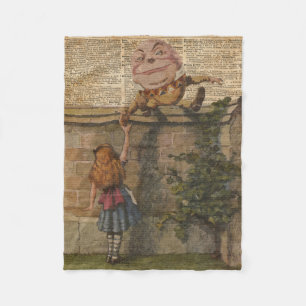 Manta Polar Humpty Dumpty y ejemplo de libro del vintage de