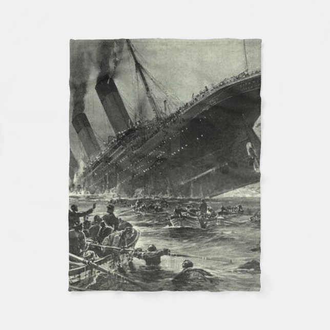 Manta Polar Hundimiento de RMS Titanic (Anverso)