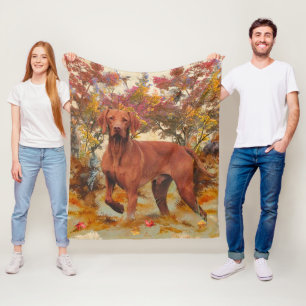 Manta Polar Húngaro Vizsla Cojín decorativo de arte Glass Coas