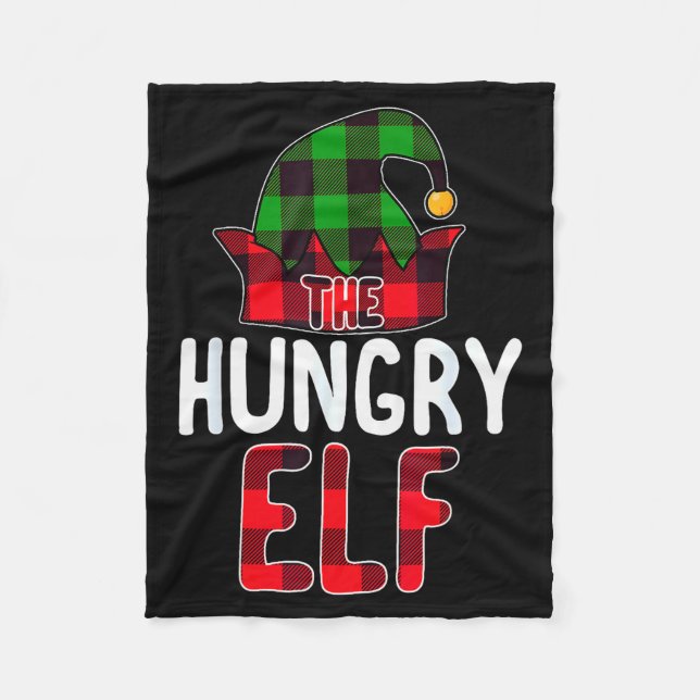 Manta Polar Hungry Elf Matching Family Group Christmas Party P (Anverso)