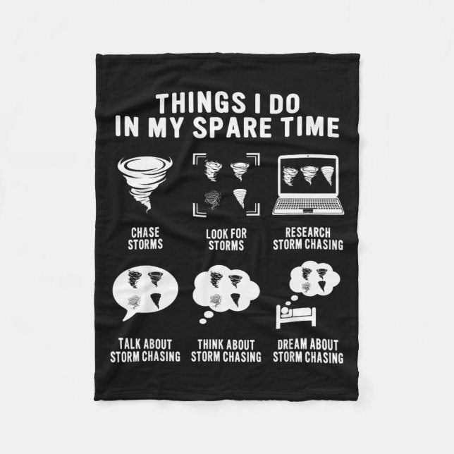 Manta Polar Hurricane Chasing Chaser Tornado Hunter Meteorolog (Anverso)