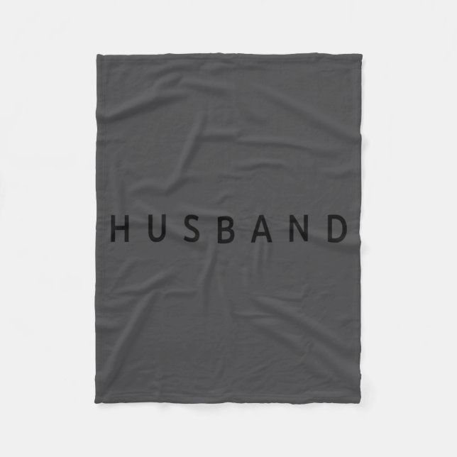 Manta Polar Husband Wedding Married Couple Wife Matching Husba (Anverso)