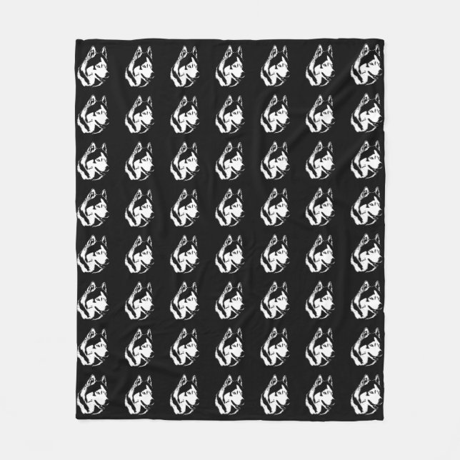 Manta Polar Husky Blanket Siberian Husky Sled Dog Blankets (Anverso)