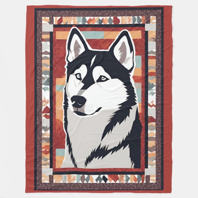 Manta Polar Husky Blanket Siberiano (Anverso)