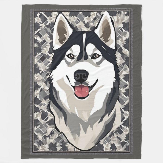 Manta Polar Husky Blanket Siberiano (Anverso)