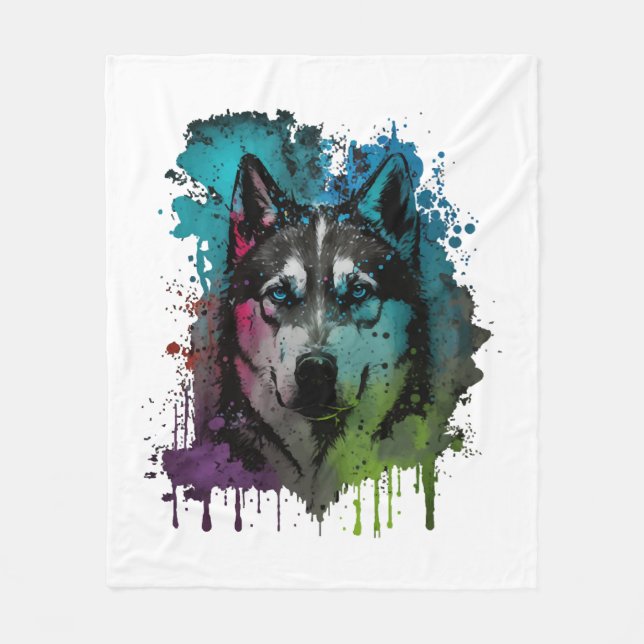 Manta Polar Husky Dog (Anverso)