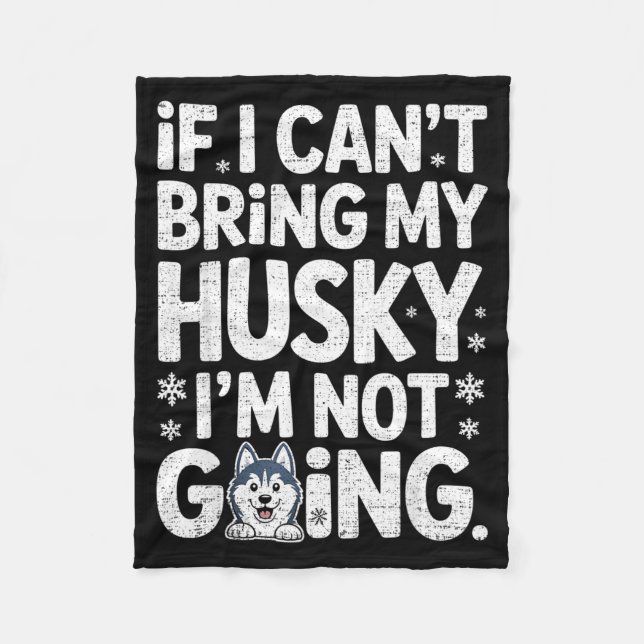 Manta Polar Husky For Men Women Siberian Huskies Dog Lover Tra (Anverso)