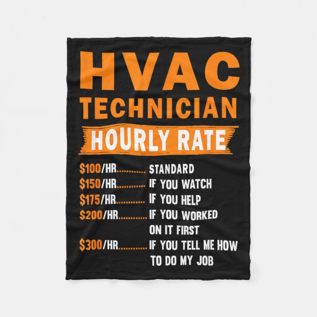 Manta Polar Hvac Technician Hourly Rate Funny Hvac Mechanic Sa (Anverso)