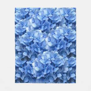 Manta Polar Hydrangea azul