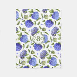 Manta Polar Hydrangeas Blue