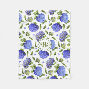 Manta Polar Hydrangeas Blue