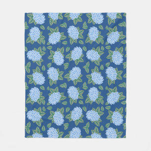 Manta Polar Hydrangeas Blue Country