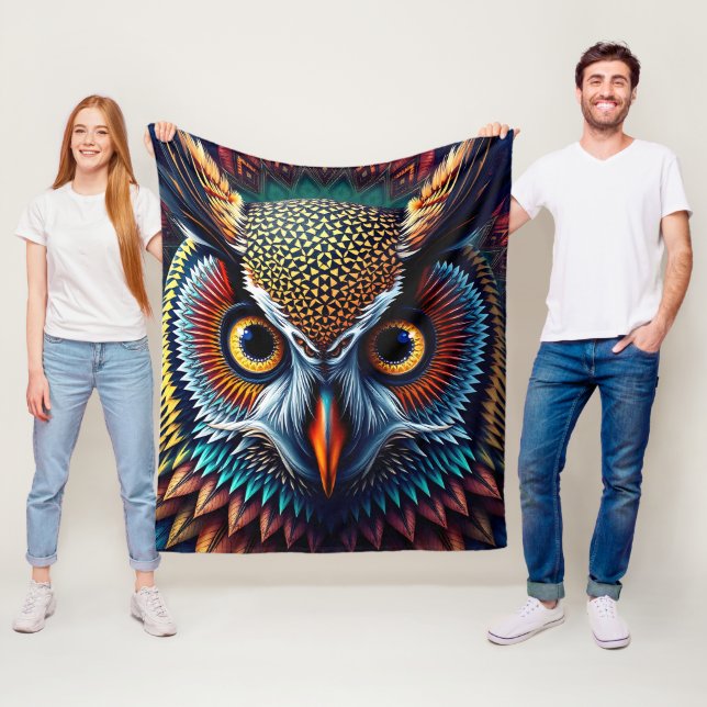 Manta Polar Hyper-Detailed Owl Portrait | Realistic & Intense (In situ)