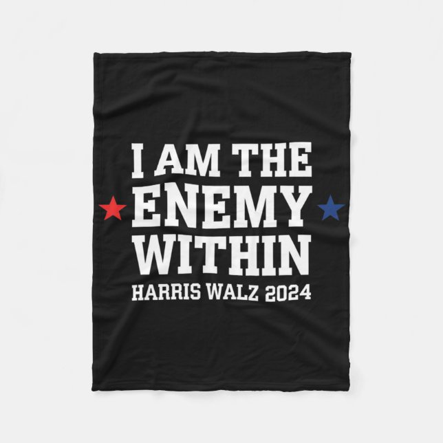 Manta Polar I Am The Enemy Within Voting Trump 2024 Election T (Anverso)