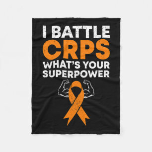 Manta Polar I Battle Crps Rsd Awareness Naranja Ribbon Warrior