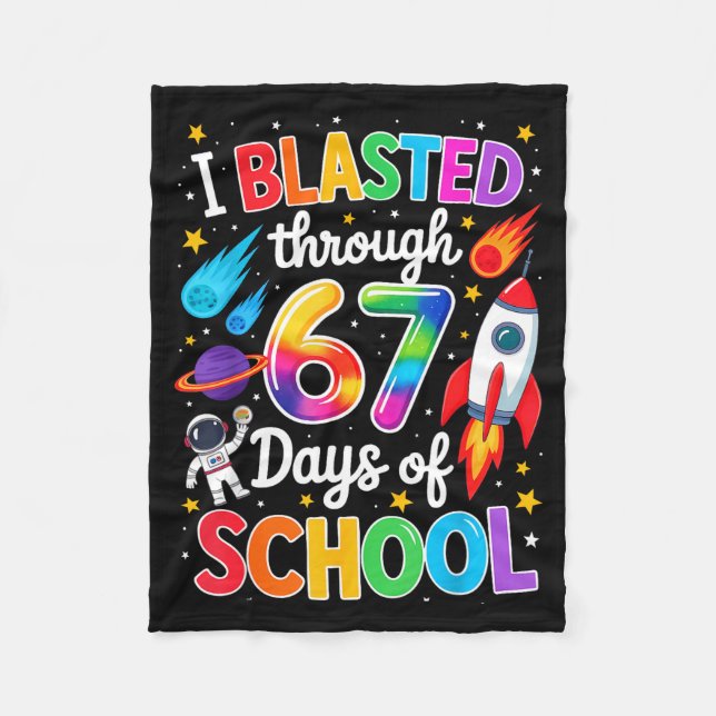 Manta Polar I Blasted Through 67 Six Seven Days Of School Spac (Anverso)
