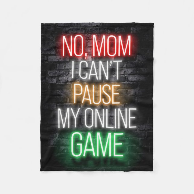Manta Polar I Can Not Pause My Online Game (Anverso)
