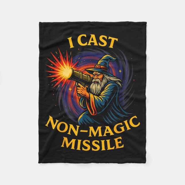 Manta Polar I Cast Non-magic Missile Funny Wizard Parody Meme  (Anverso)