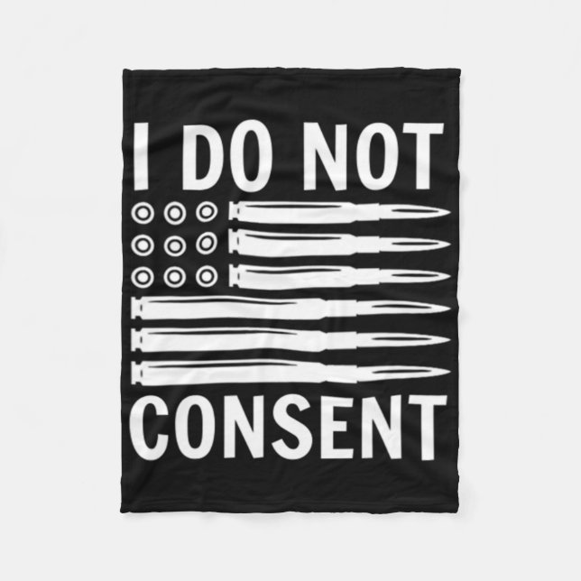 Manta Polar I Do Not Consent Republican Conservative Comply Fr (Anverso)