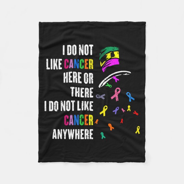 Manta Polar I Do Not Like Cancer There Outfits Uni-adults Canc (Anverso)
