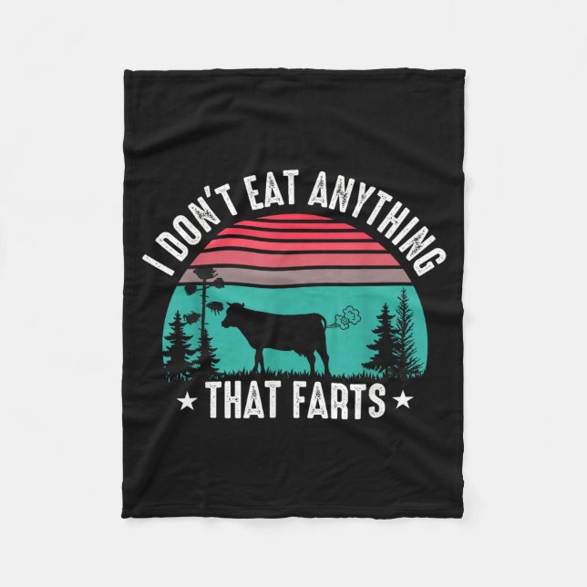 Manta Polar I Don't Eat Anything That Farts  (Anverso)
