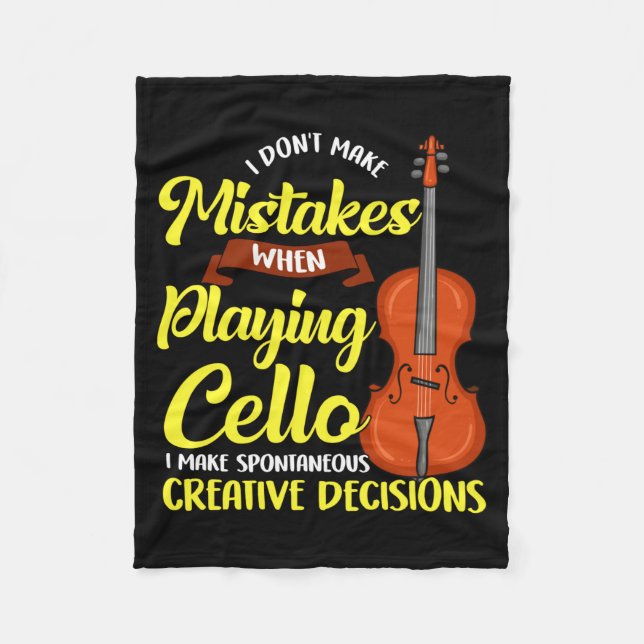 Manta Polar I Dont Make Mistakes When Playing Cello  (Anverso)