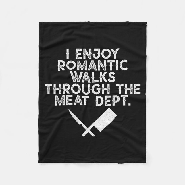 Manta Polar I Enjoy Romantic Walks Through The Meat Dept Barbe (Anverso)