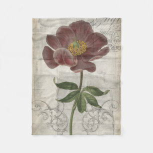 Manta Polar I floral francés