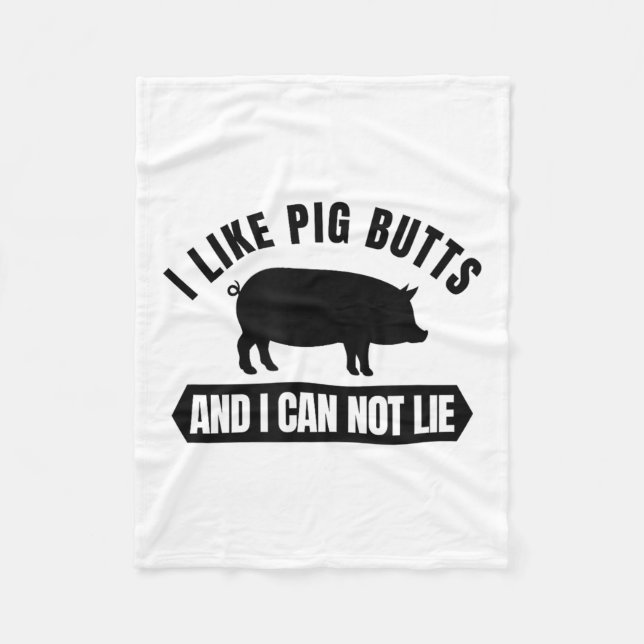 Manta Polar I Like G Butts And I Cannot Lie Funny Bbq Grilling (Anverso)