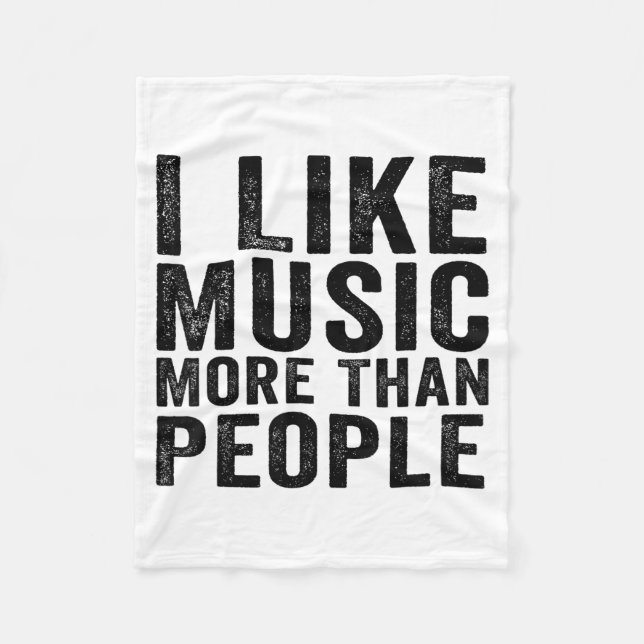 Manta Polar I Like Music More Than People Funny Musicians Sayi (Anverso)