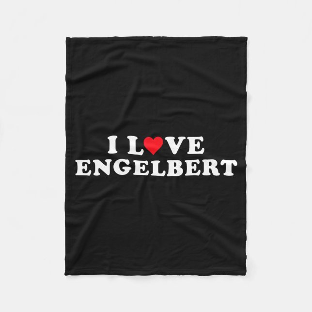 Manta Polar I Love Engelbert Girlfriend &amp; Boyfriend Engelb (Anverso)