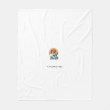I Love My Dad Blanket – Personalized Gift