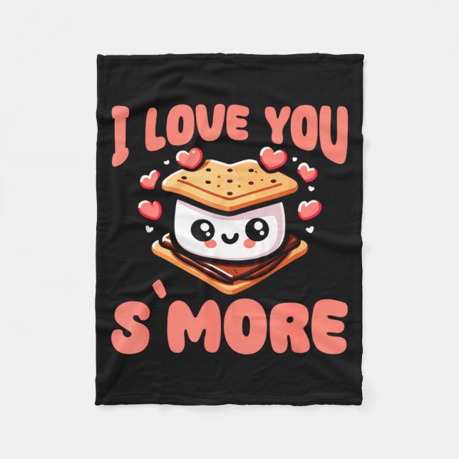 Manta Polar I Love You S'more Kawaii Marshmallow  (Anverso)