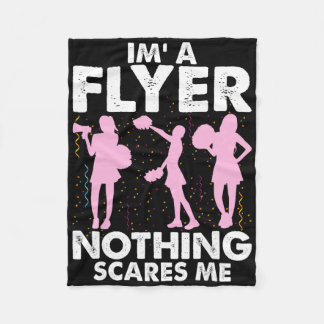 Manta Polar I’m A Flyer Nothing Scares Me Cheer Cheerleading C
