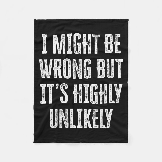 Manta Polar I Might Be Wrong But It’s Highly Unlikely Funny Sa (Anverso)