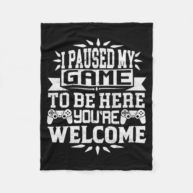 Manta Polar I Paused My Game To Be Here Youre Welcome  (Anverso)