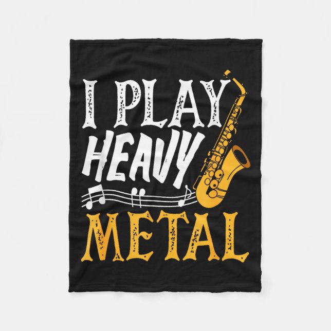 Manta Polar I Play Heavy Metal Saxophone Saxophonist  (Anverso)