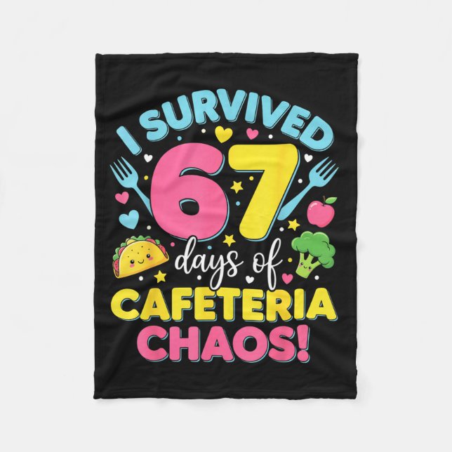Manta Polar I Survived 67 Days Of Cafeteria Chaos Meme  (Anverso)