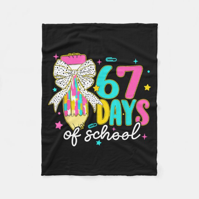 Manta Polar I Survived 67 Days Of School Six Seven Meme Teache (Anverso)