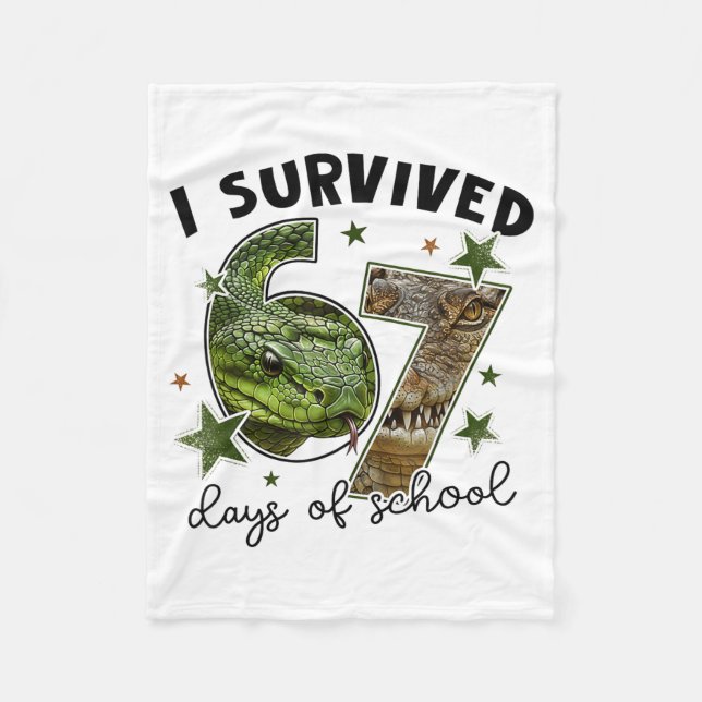 Manta Polar I Survived 67 Days Of School Snake, Alligator Rept (Anverso)