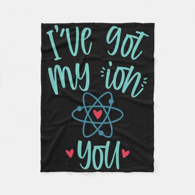 Manta Polar I’ve Got My Ion You Funny Chemistry Valentine  (Anverso)