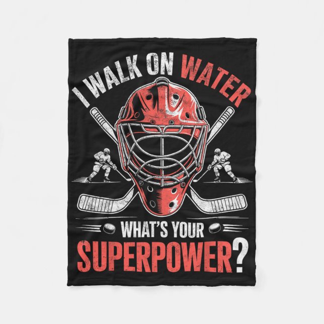 Manta Polar I Walk On Water What's Your Superpower Ice Hockey  (Anverso)