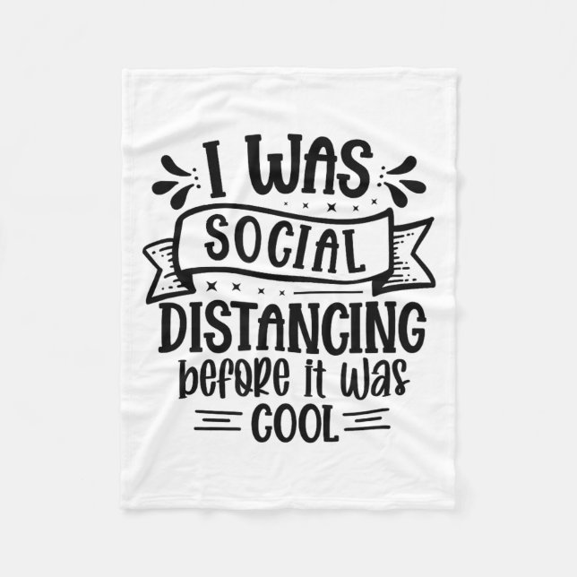 Manta Polar I Was Social Distancing Before It Was Cool  (Anverso)